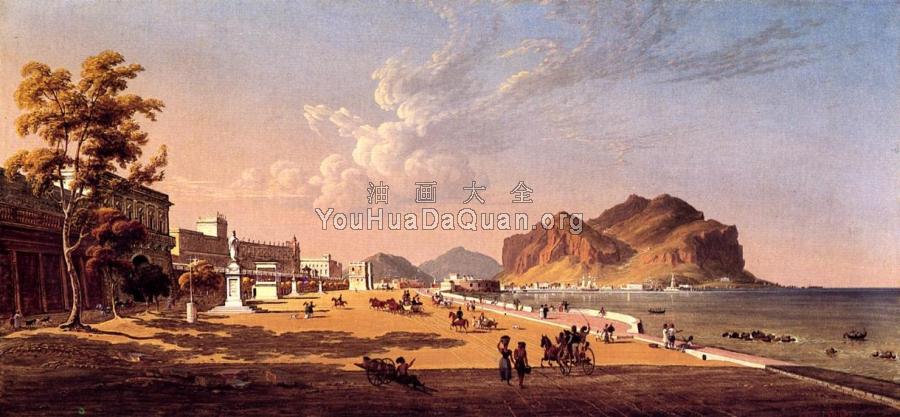 View of Palermo - 罗伯特·萨蒙